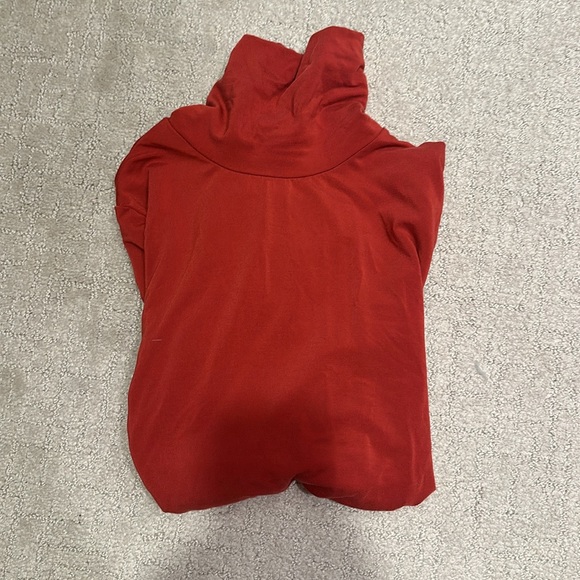 ARITIZIA Babaton size Small. Red turtle neck. Flattering & fits well even if - Picture 8 of 8